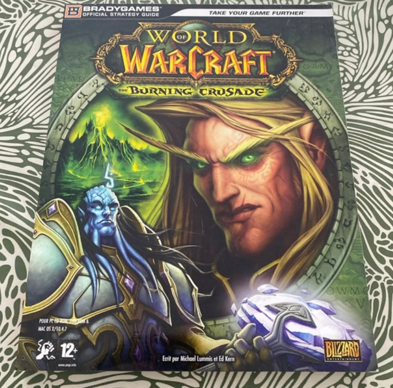 Livre jeu World of Warcraft The Burning Croisade. Notices quêtes d’outreterre