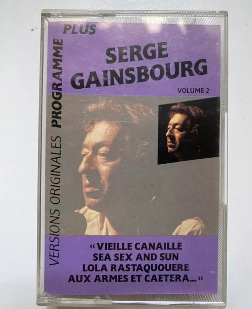 Cassette audio Serge Gainsbourg volume 2 Veille Canailles