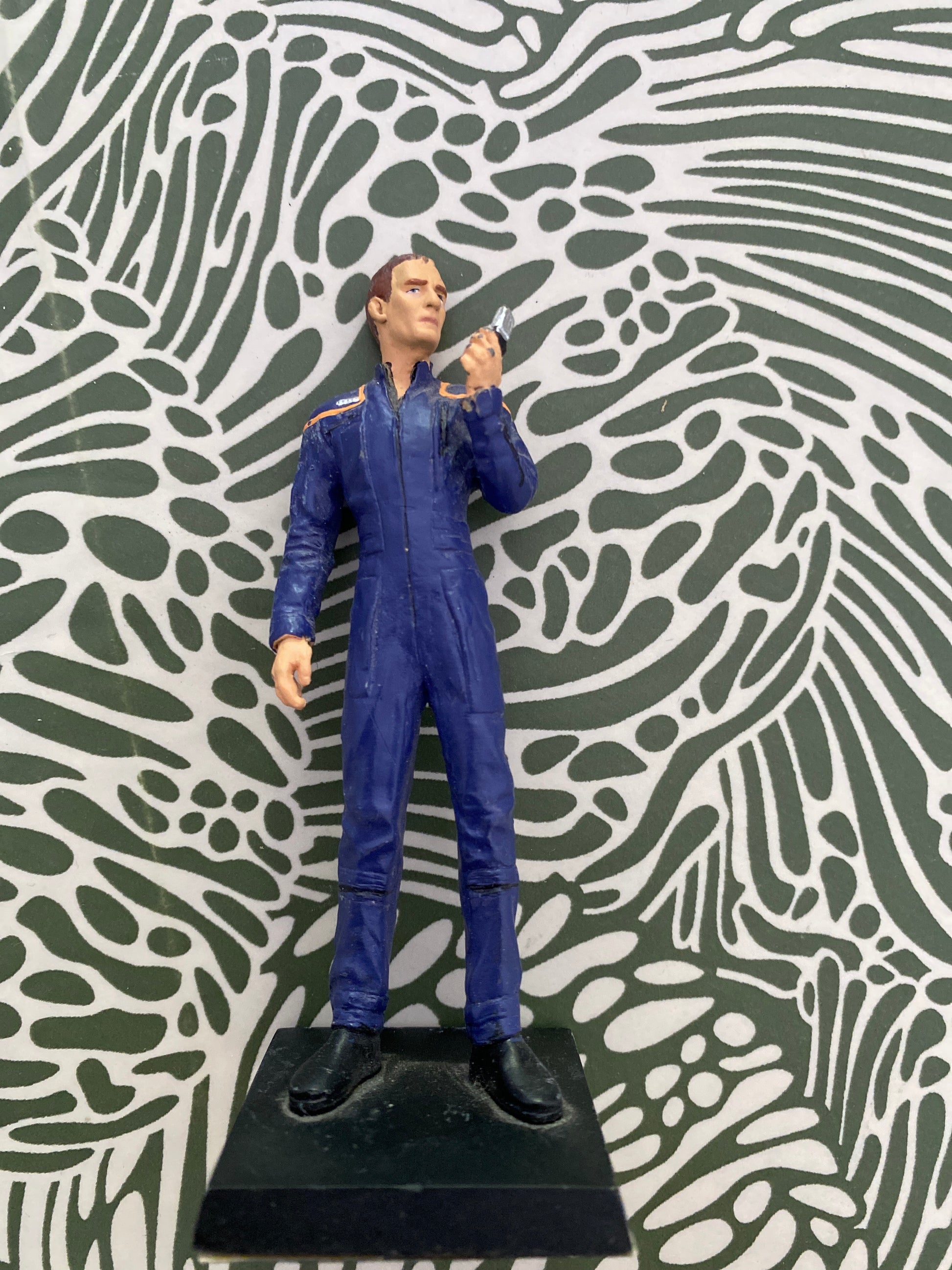 Figurine pilote formule 1. Archer 3760-A/A Hauteur 10 cm