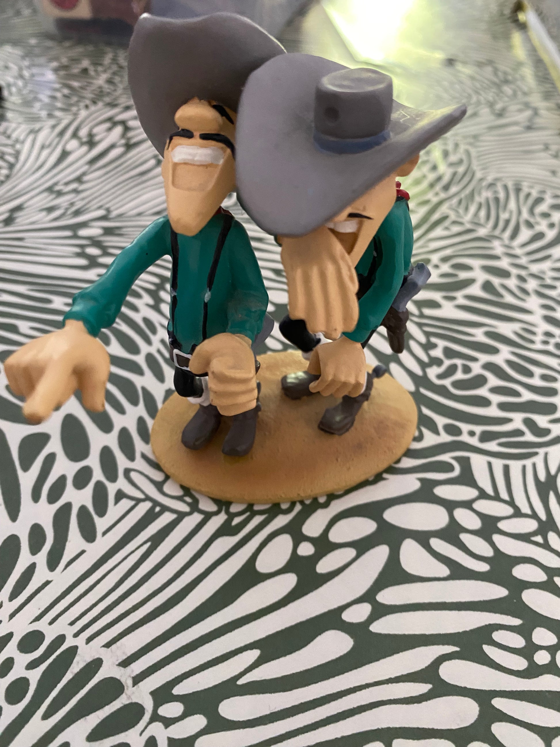 Figurine ancienne Lucky Luke. Les daltons D’après Marie Leblon. 2003