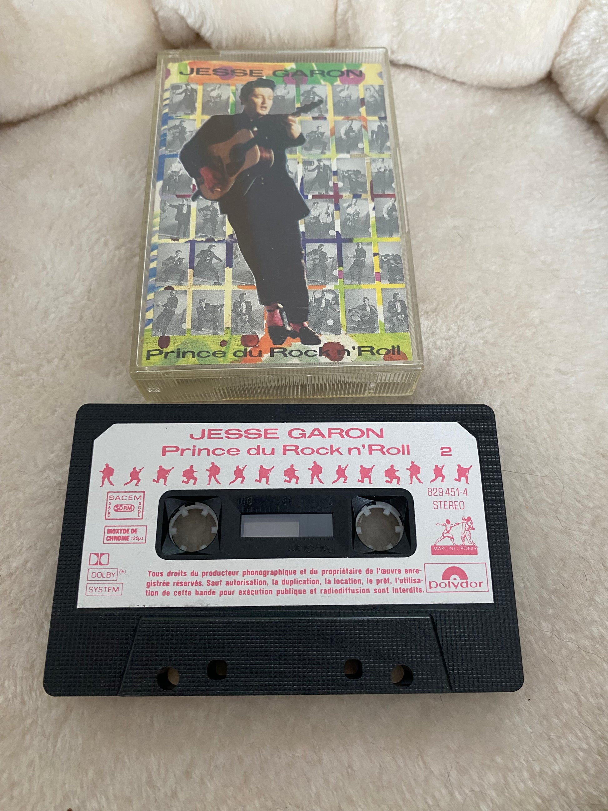 Cassette audio Jesse Garon. Prince du Rock n’roll