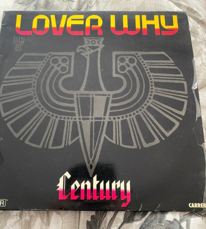 Disque vinyle Maxi 45 tours Century love why
