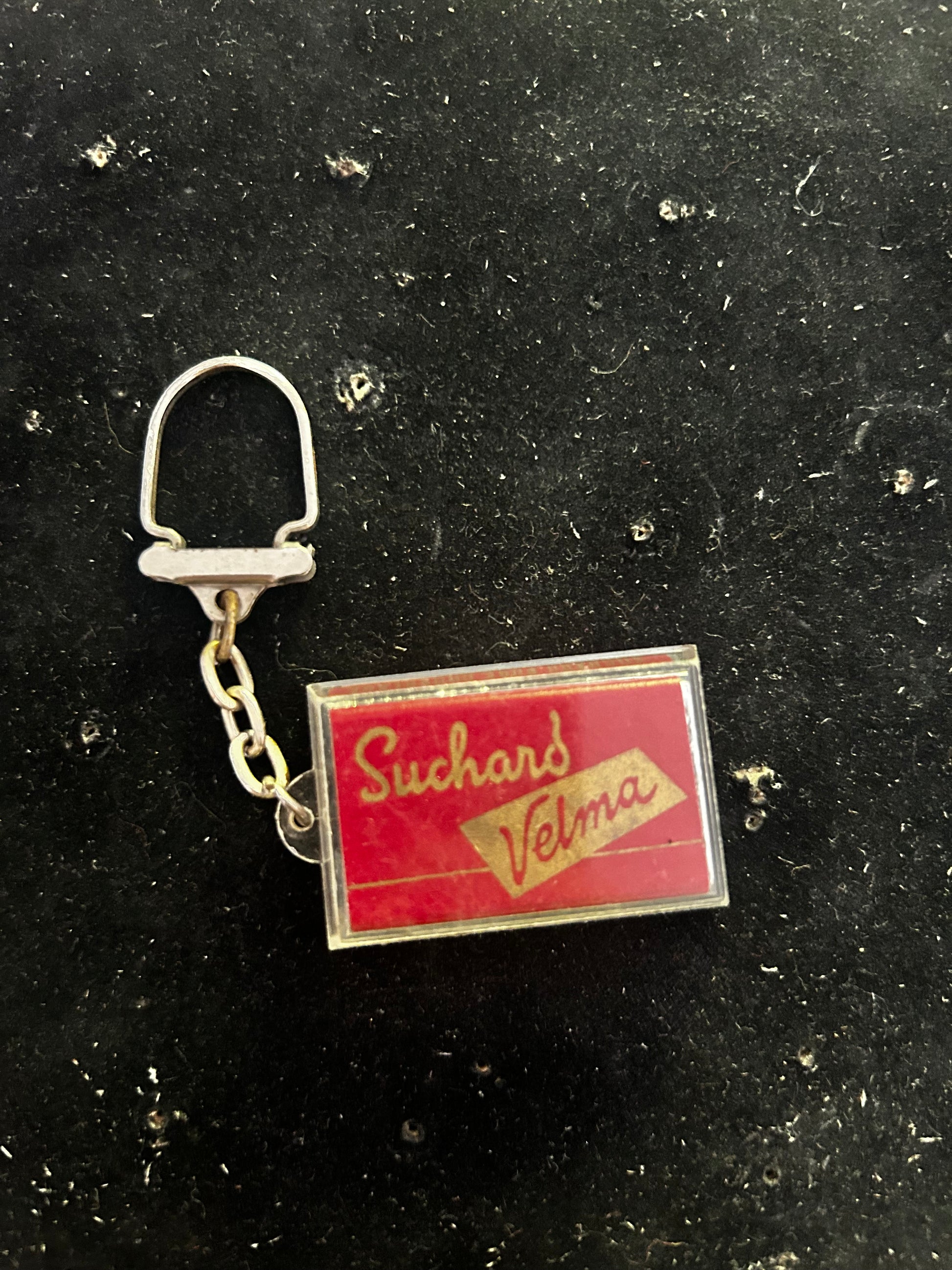 Porte clefs ancien chocolat Suchard Velma