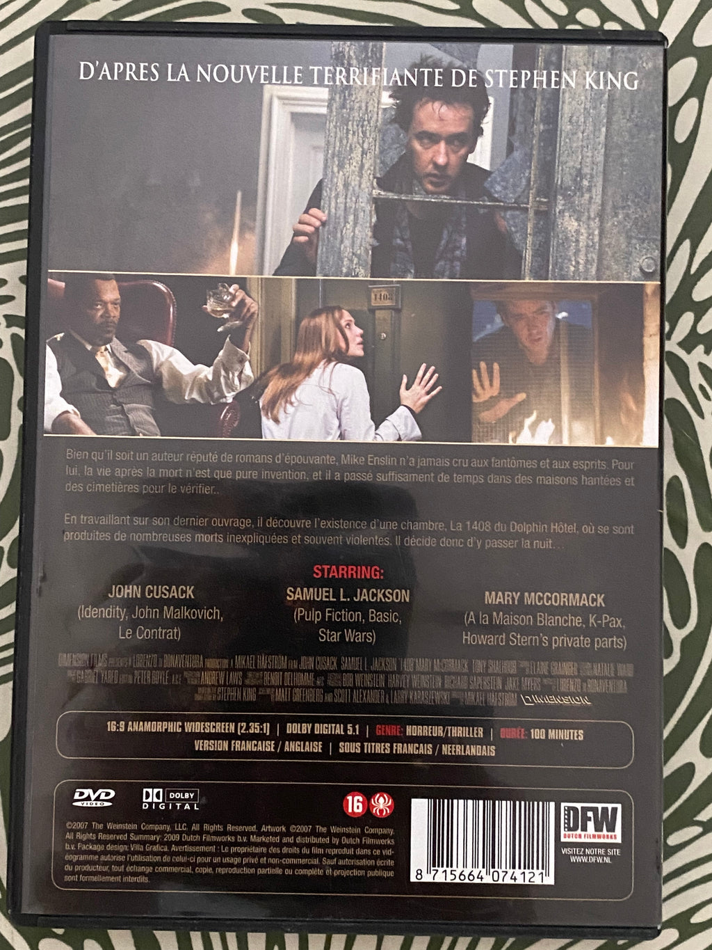 Dvd film Chambre 1408