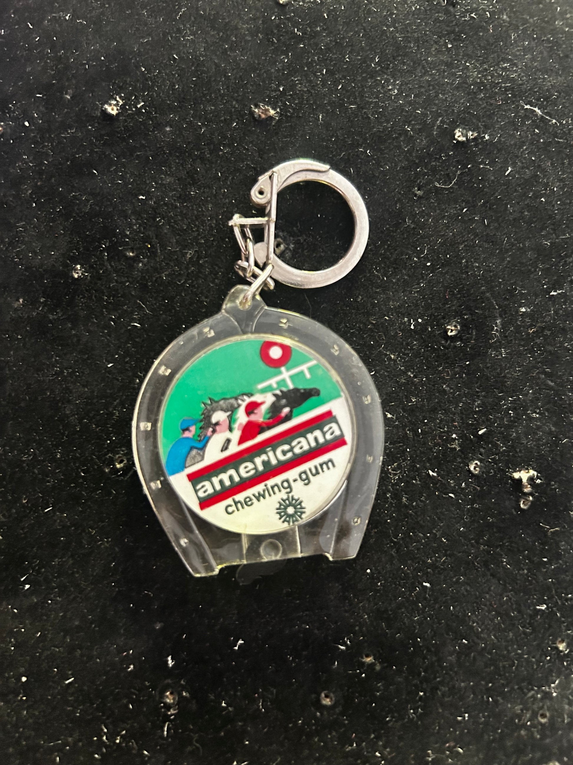 Porte clefs Americana Chewing-gum. Course épique
