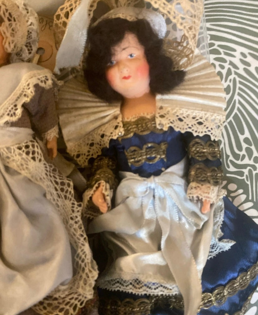 Poupées anciennes de collection régionales Lot de 9.