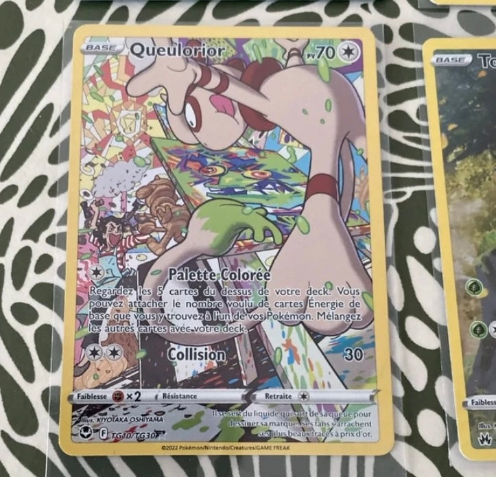 Cartes Pokémon de collection. Gardevoir. Paras. Queulorior. Tortipouss. Lot de 4