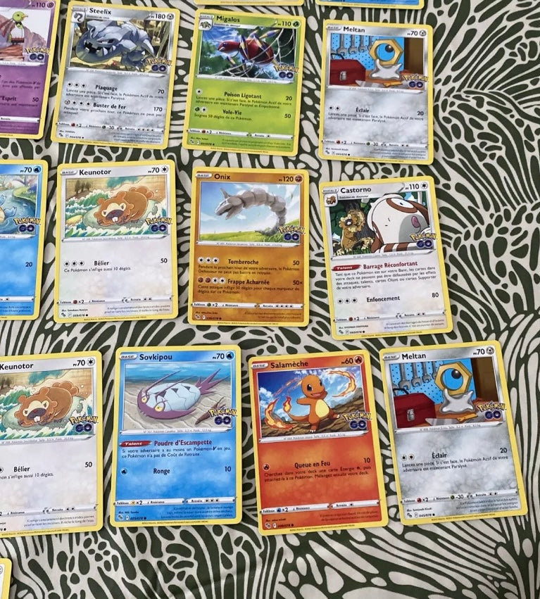 Cartes de collection Pokémon GO Lot de 66. Sorties du booster