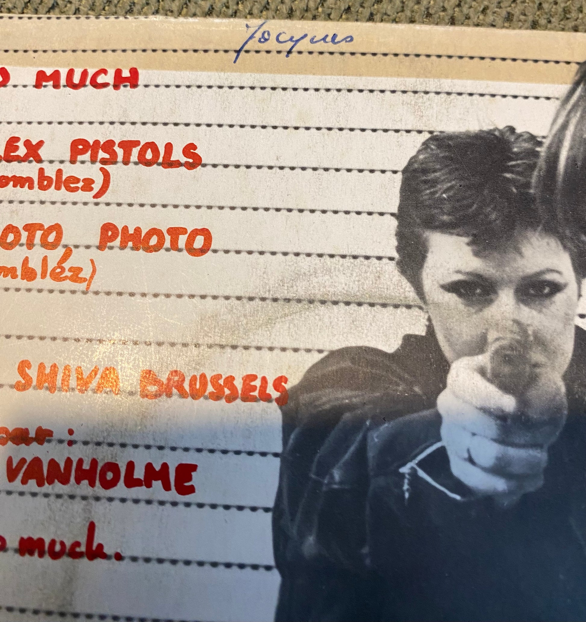 Disque vinyle 45 Tours Silex Pistols. Too much 1978