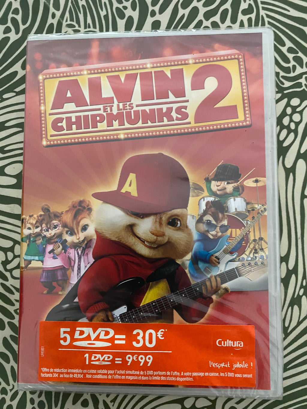 DVD dessin animé Alvin et les Chipmunks 2