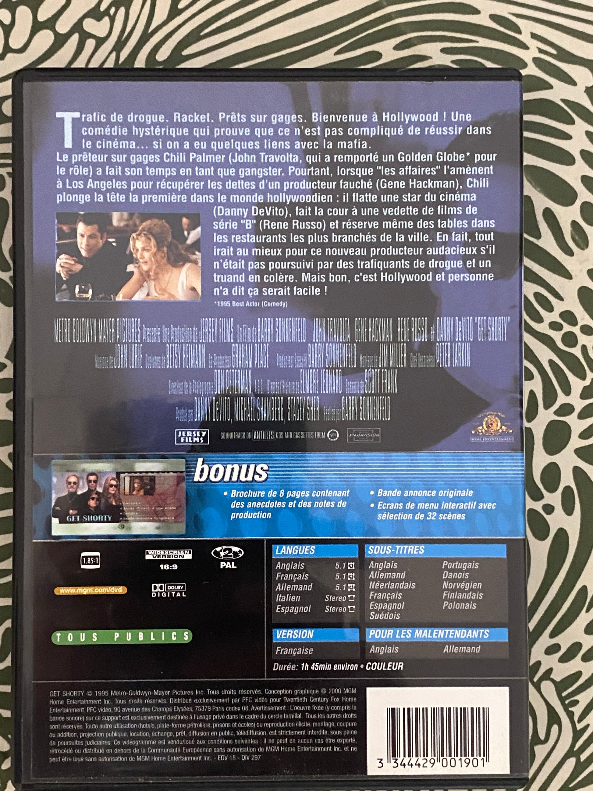 DVD film Get Shorty