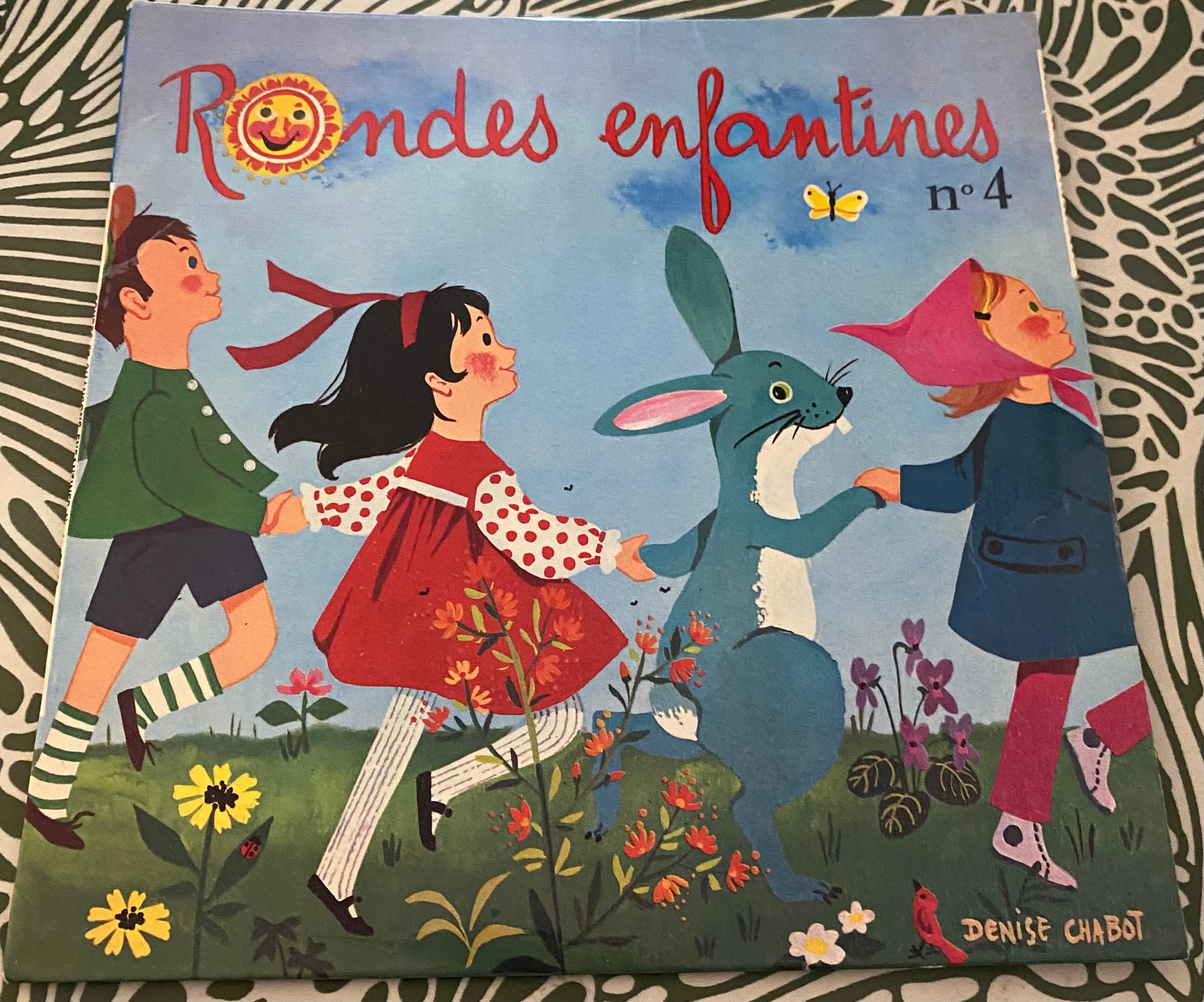 Disque vinyle Ronde enfantines numéro 4. Denise Chabot PP27