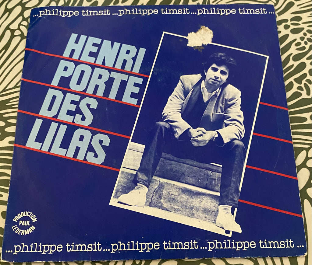 Disque vinyle 45 tours Philippe Timsit. Henri Porte des Lilas