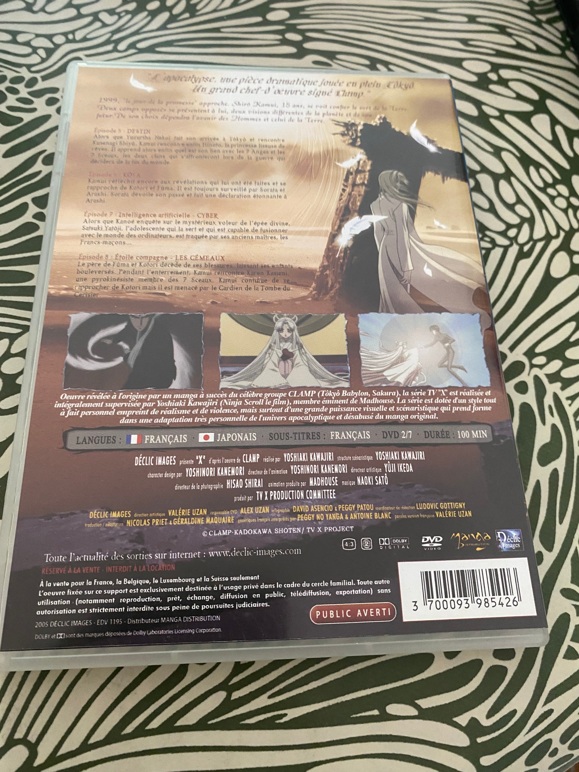 DVD Manga X De Clan. Numéro 1