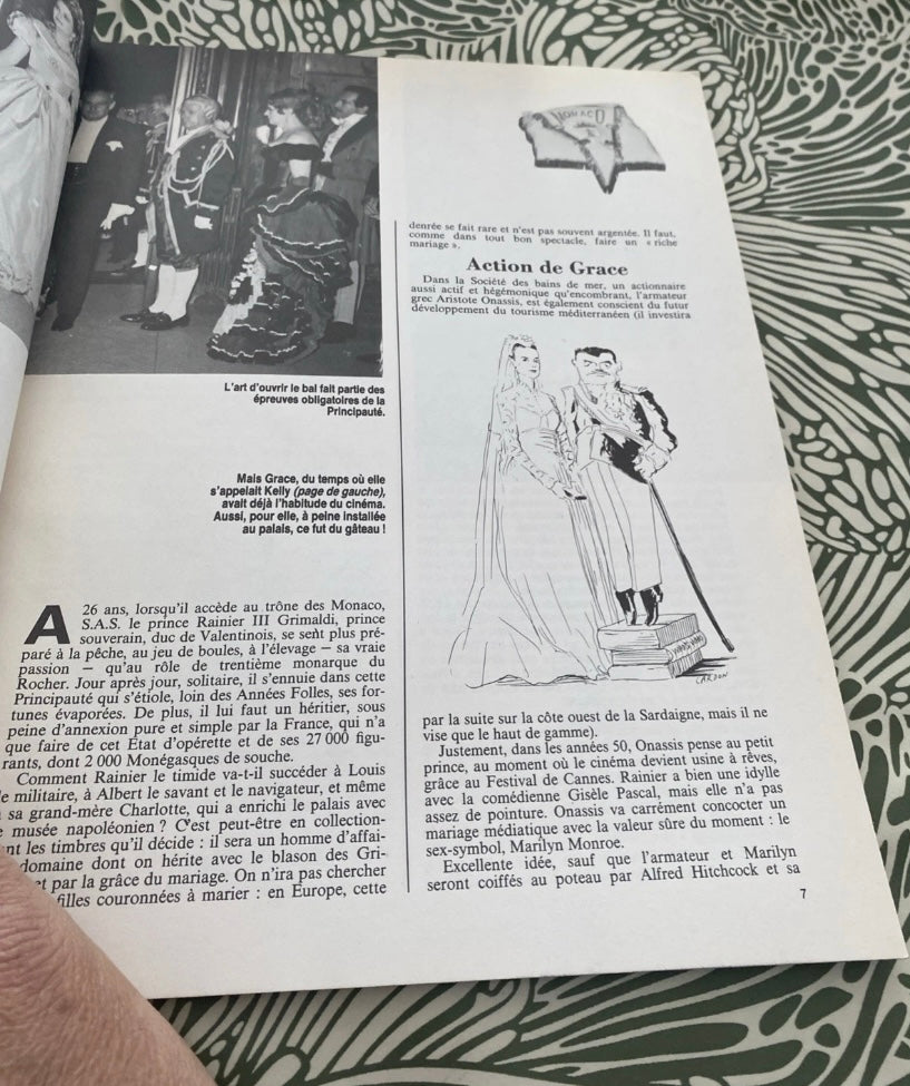 Magazine les dossiers du Canard. Monaco & Co. Juillet 1986. Numéro 20