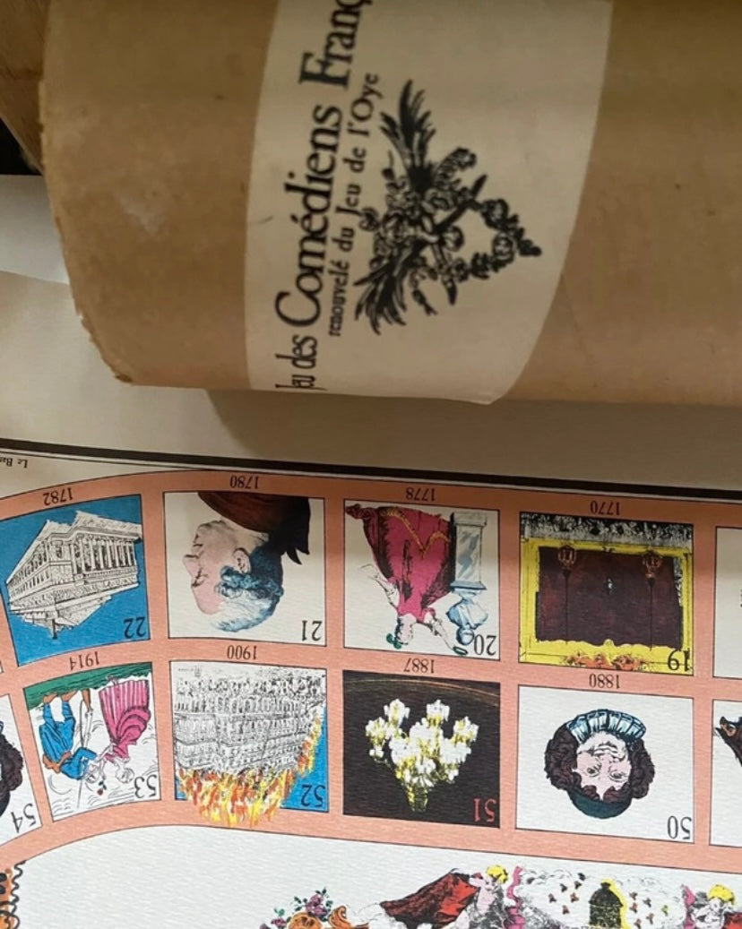 Jeu Ancien Affiche plateau de jeu Les Comptes français