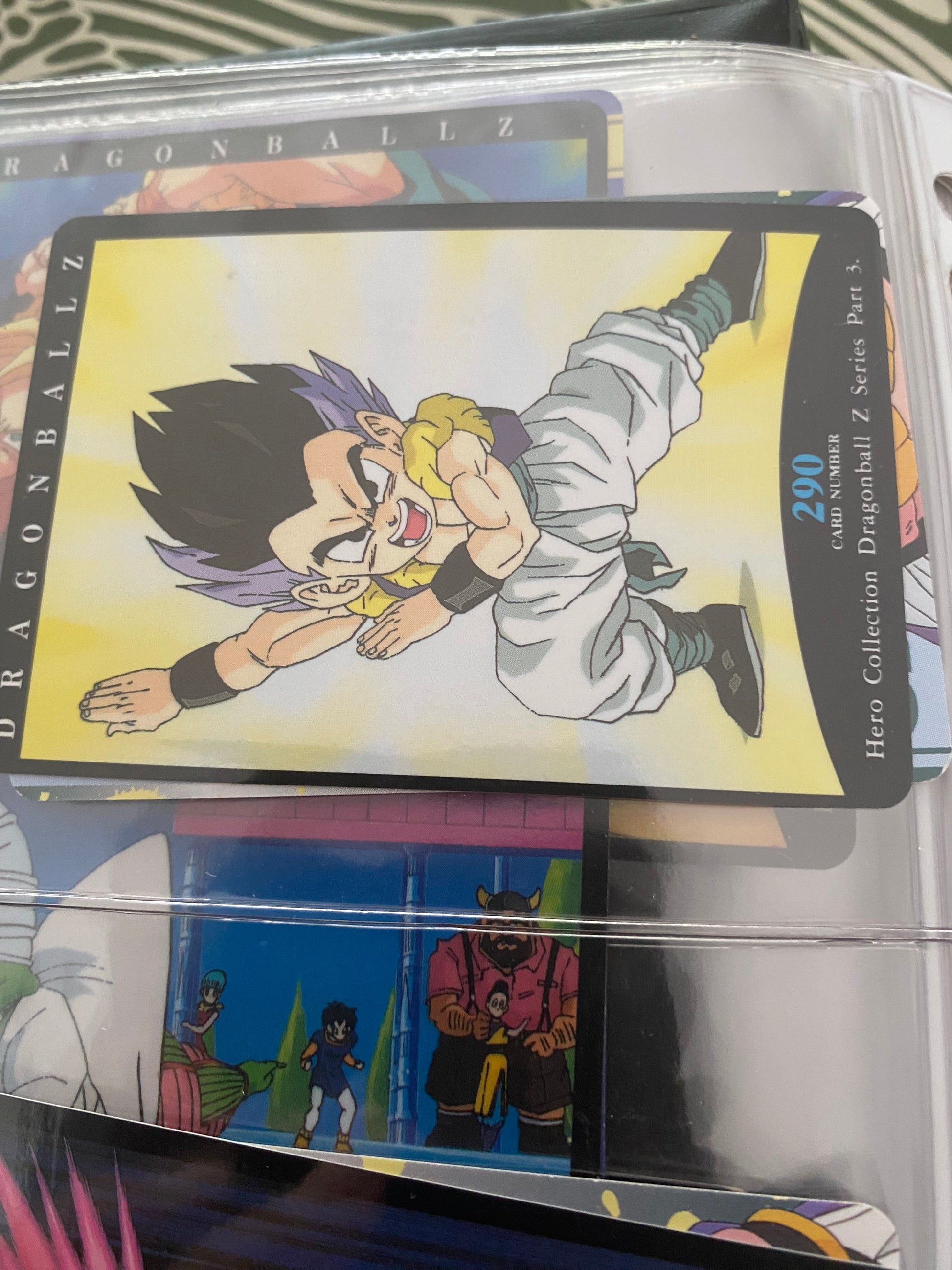 Dragon Ball Z part 3 cartes de collection numéro 290.291.292 Lot de 3