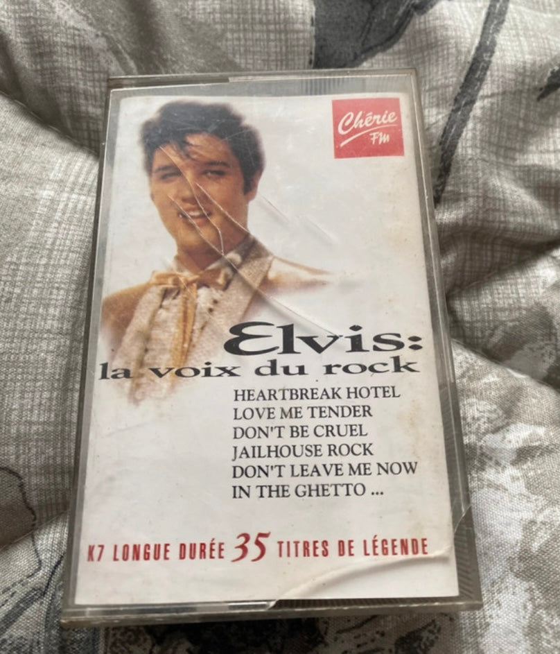 Cassette audio Elvis la voix du Rock. Double durée 35 titres