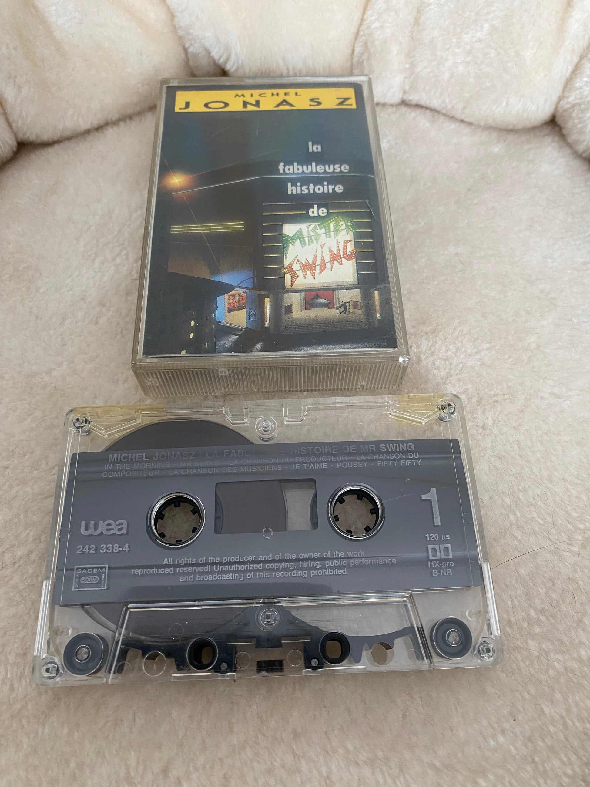Cassette audio Michel Jonasz. La fabuleuse histoire de Mister Swing