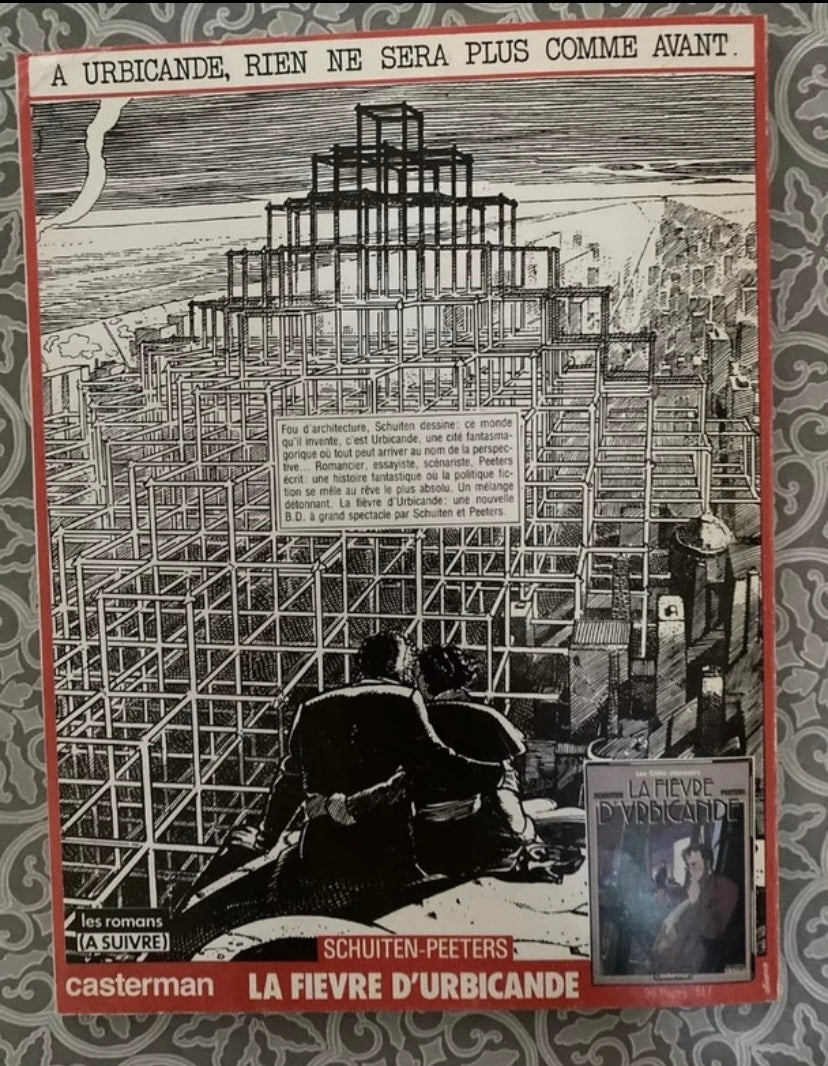 Livre BD ancien Architectures de bandes dessinées. Attention Travaux hors série 1985