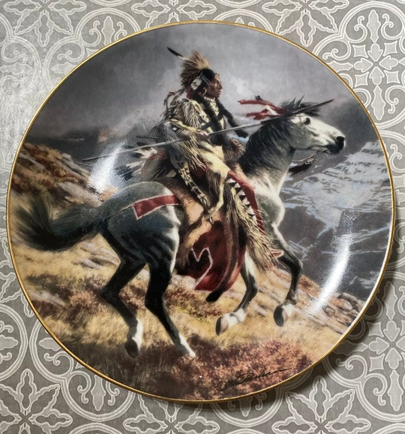 Assiette de collection Heirloom porcelaine fine The Franklin Mint Édition limitée