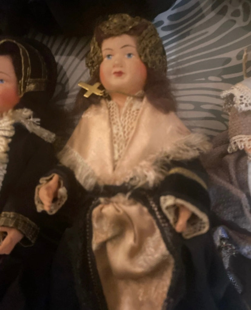 Poupées anciennes de collection régionales Lot de 9.