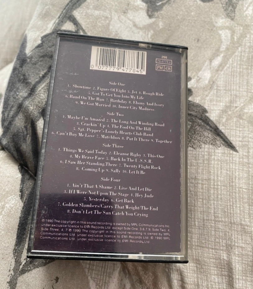 Cassette audio Paul Mc Cartney. Tripping the Live Fantastic