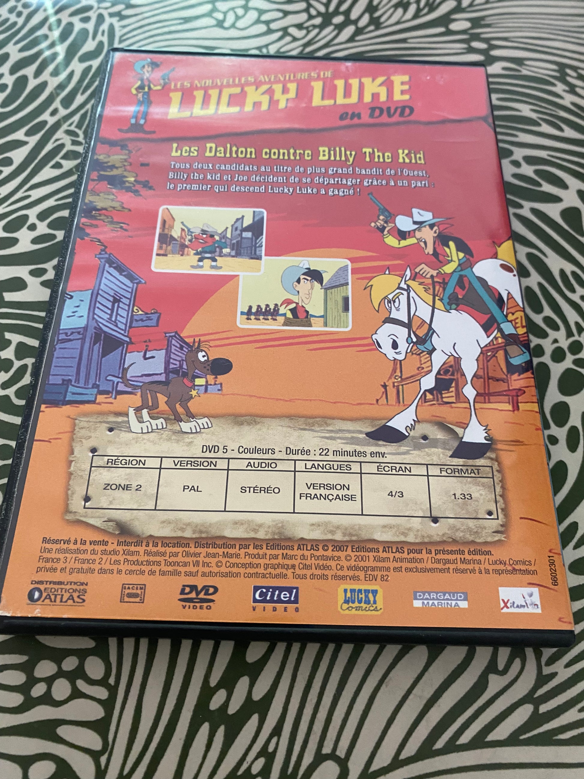 DVD dessin animé Lucky Luke volume 1. Atlas