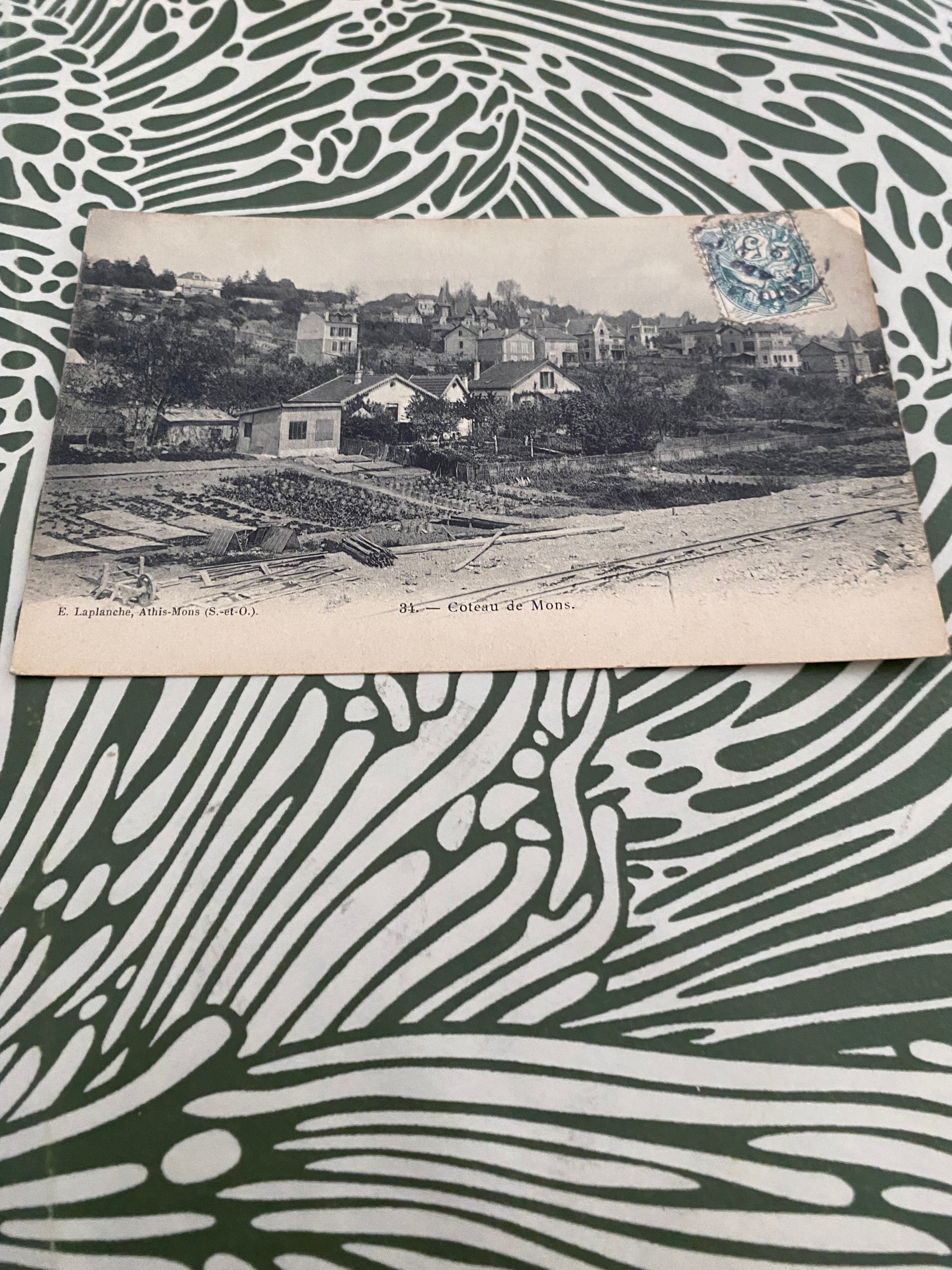 Carte postale ancienne coteau de Mons.
