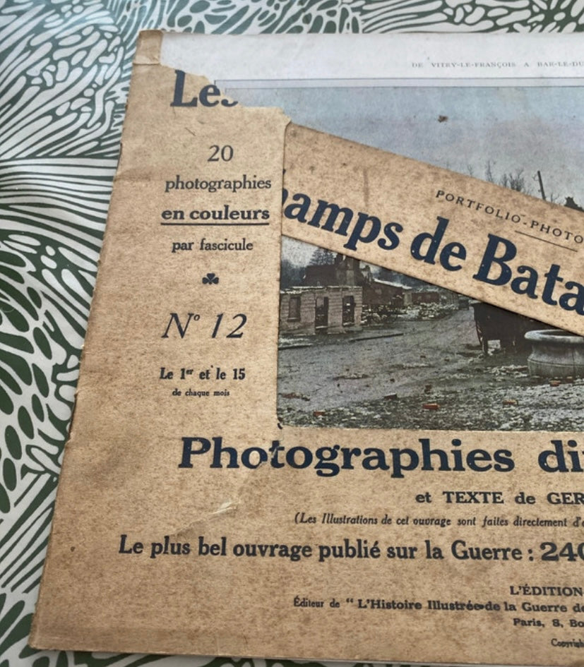 Revue Portfolio les champs de bataille de la Marne. Numéro 12. Début 1900