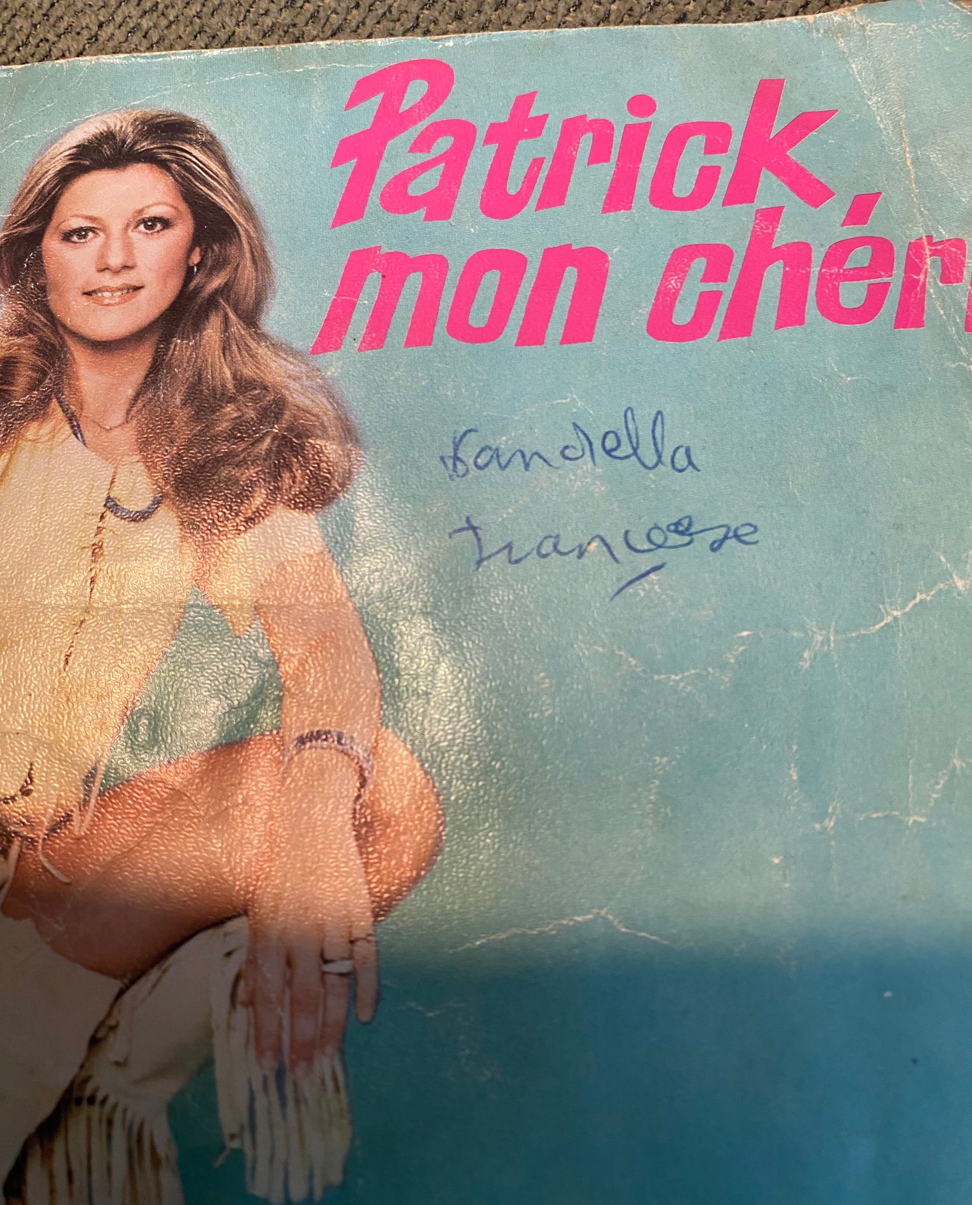 Disque vinyle Sheila. Patrick mon chéri