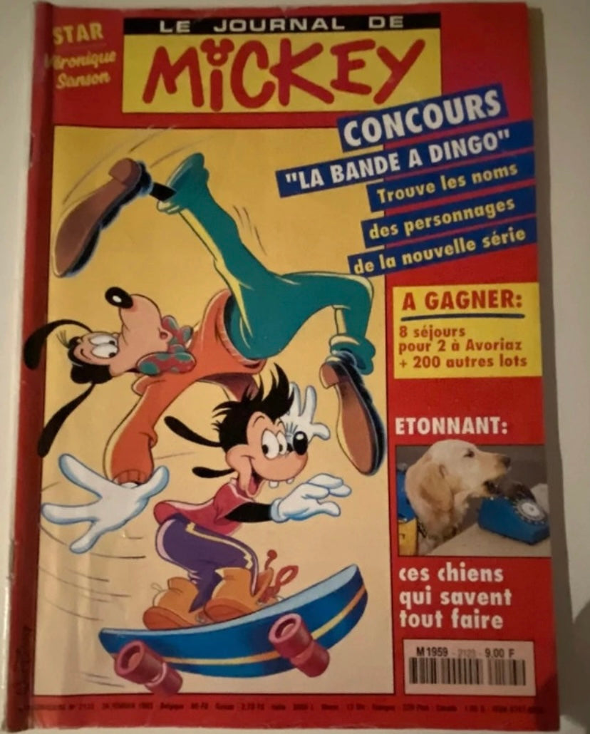 Bd ancienne le journal de Mickey numéro 2123