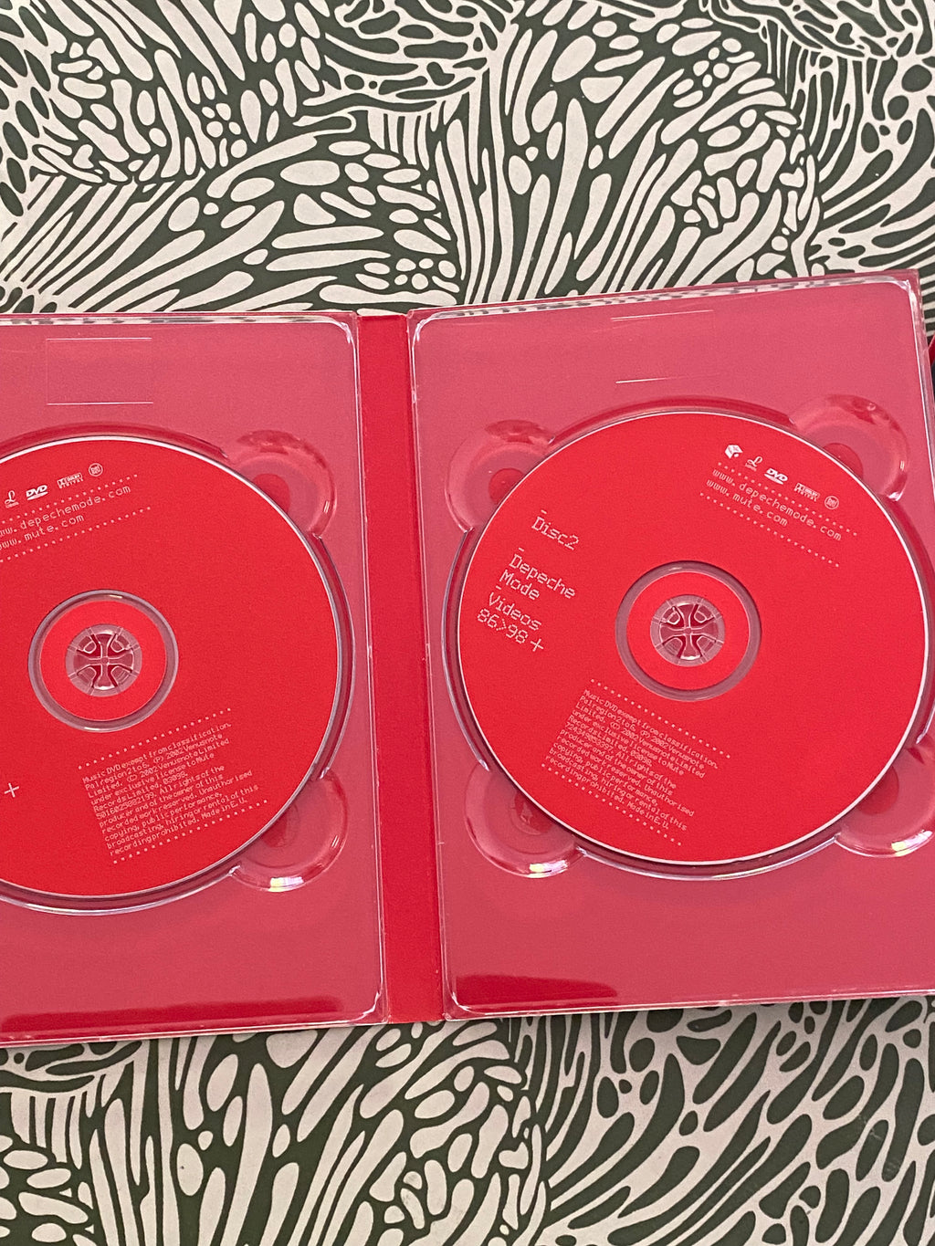 DVD vidéo Depeche Mode vidéos 86-98. Deluxe édition