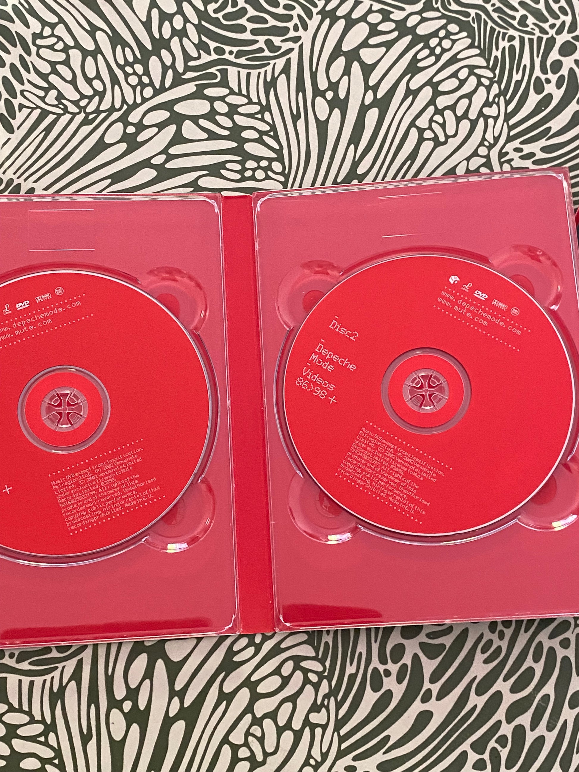 DVD vidéo Depeche Mode vidéos 86-98. Deluxe édition