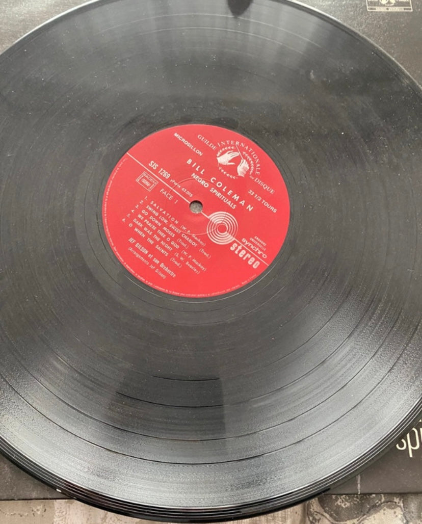 Disque vinyle 33 tours Bill Coleman. Sings And Plays.