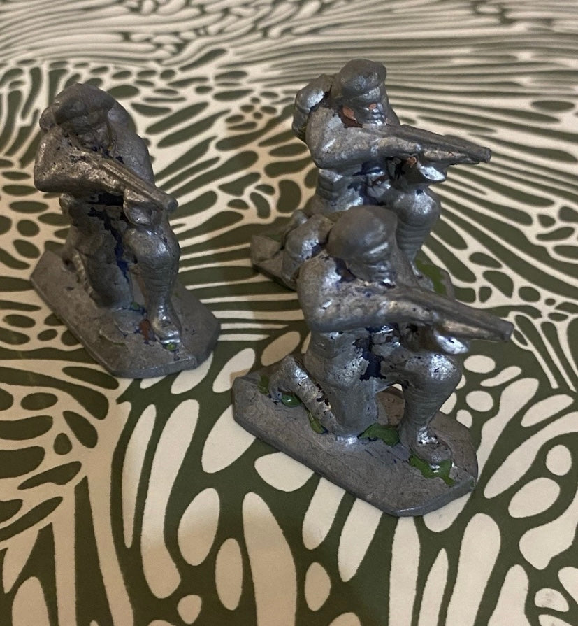 Figurines anciennes Aludo Quiralu Lot de 3