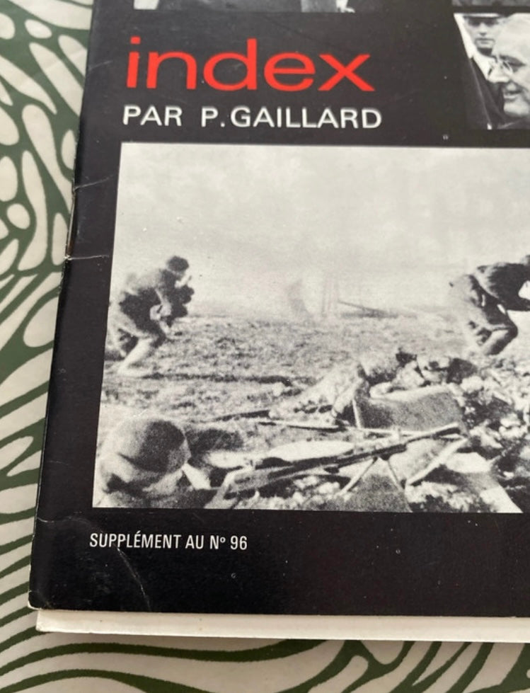 Magazine ancien histoire deuxième guerre mondiale supplément numéro 96.