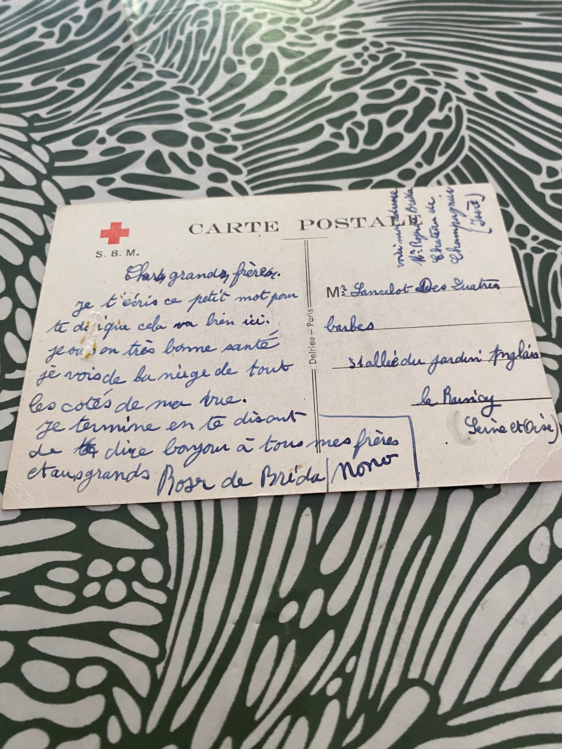 Carte postale ancienne Chasseur à pied 1934