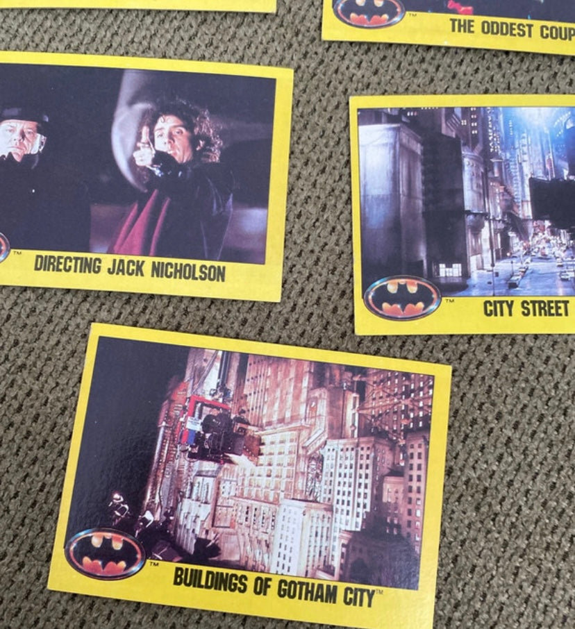 Images cartes anciennes Batman Lot de 5. En anglais