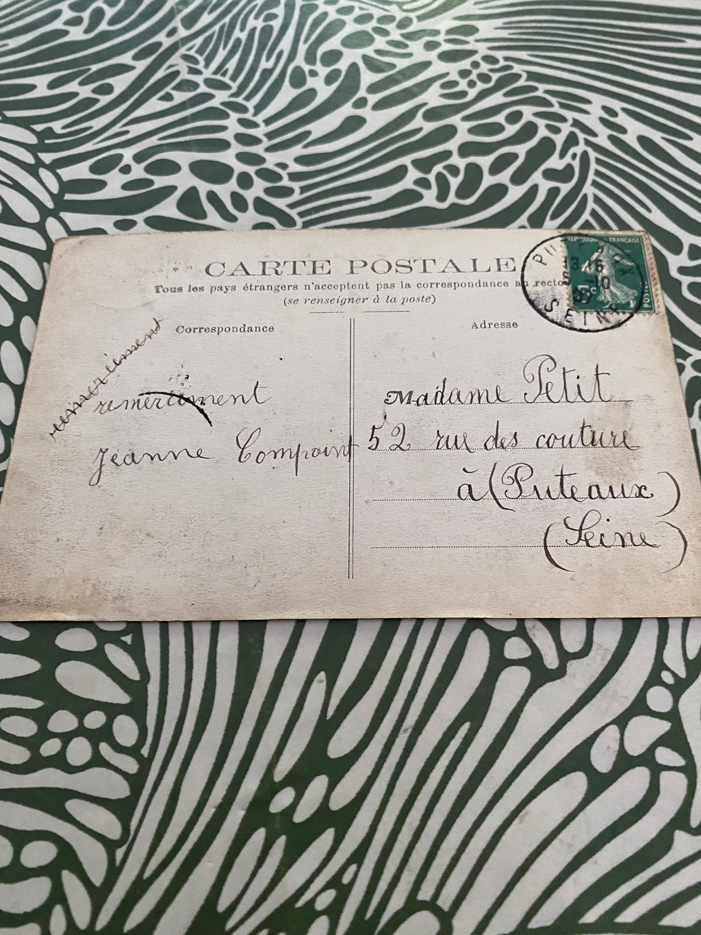 Carte postale ancienne. Issy-les-Moulineaux. Le viaduc 1907