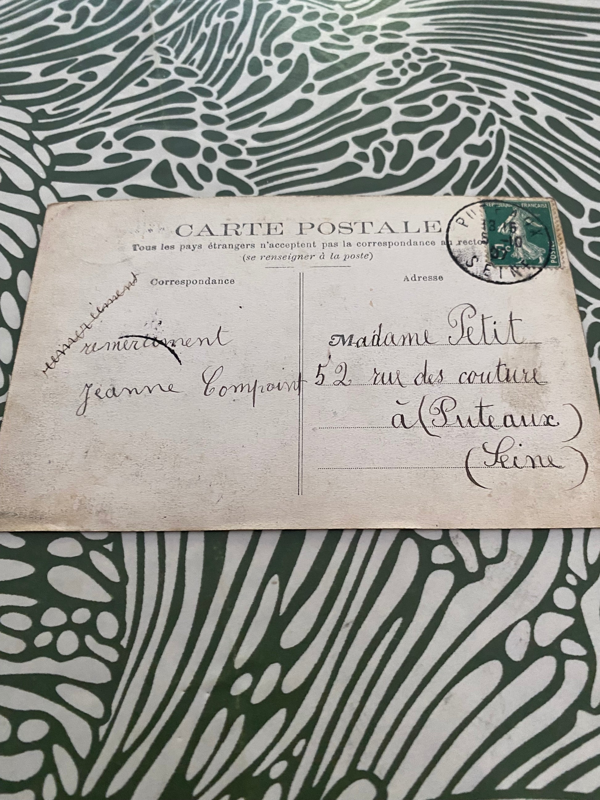 Carte postale ancienne. Issy-les-Moulineaux. Le viaduc 1907