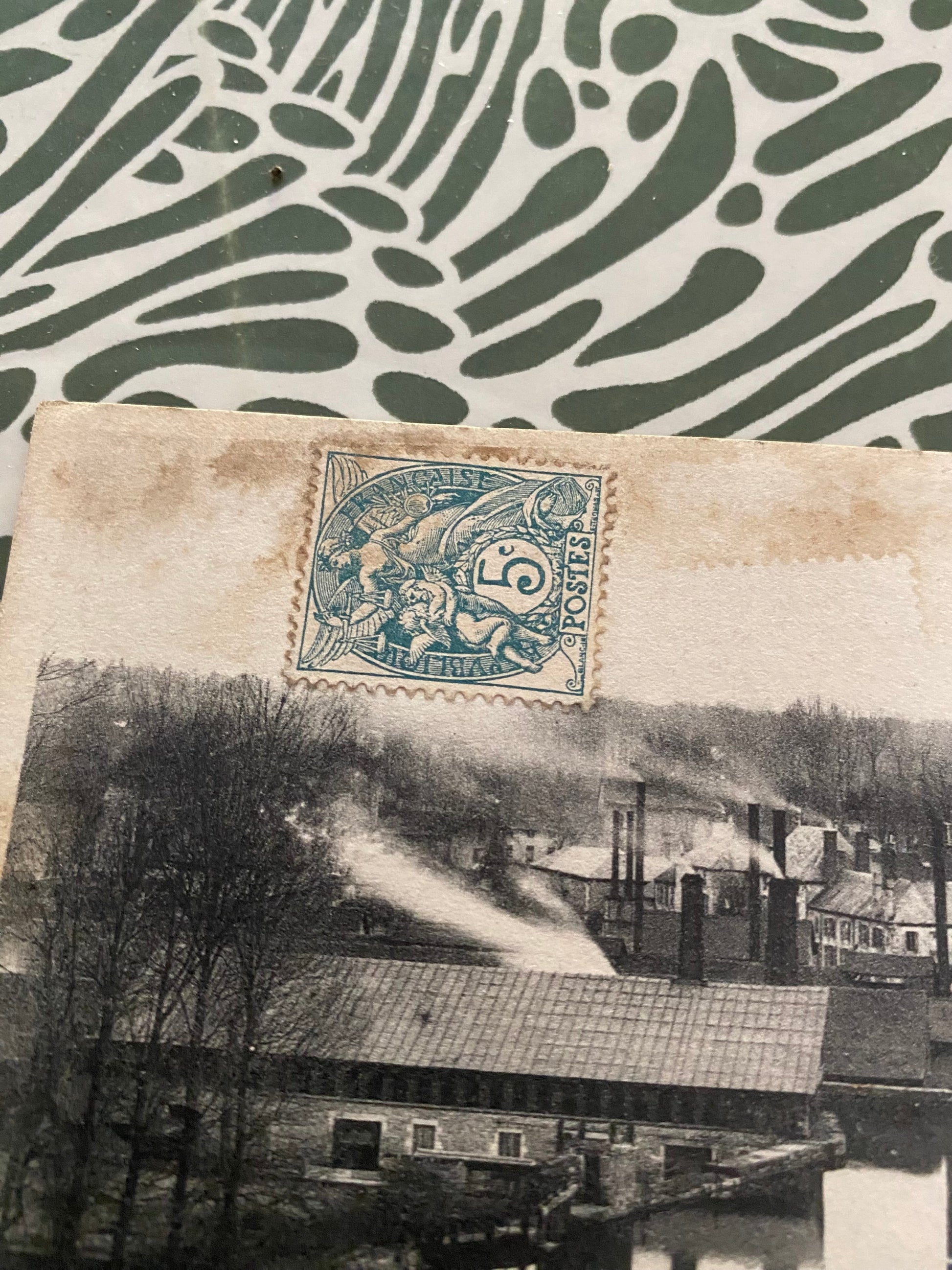 Carte postale ancienne Côte d’or. Sainte Colombe sur Seine. Vue générale des forges