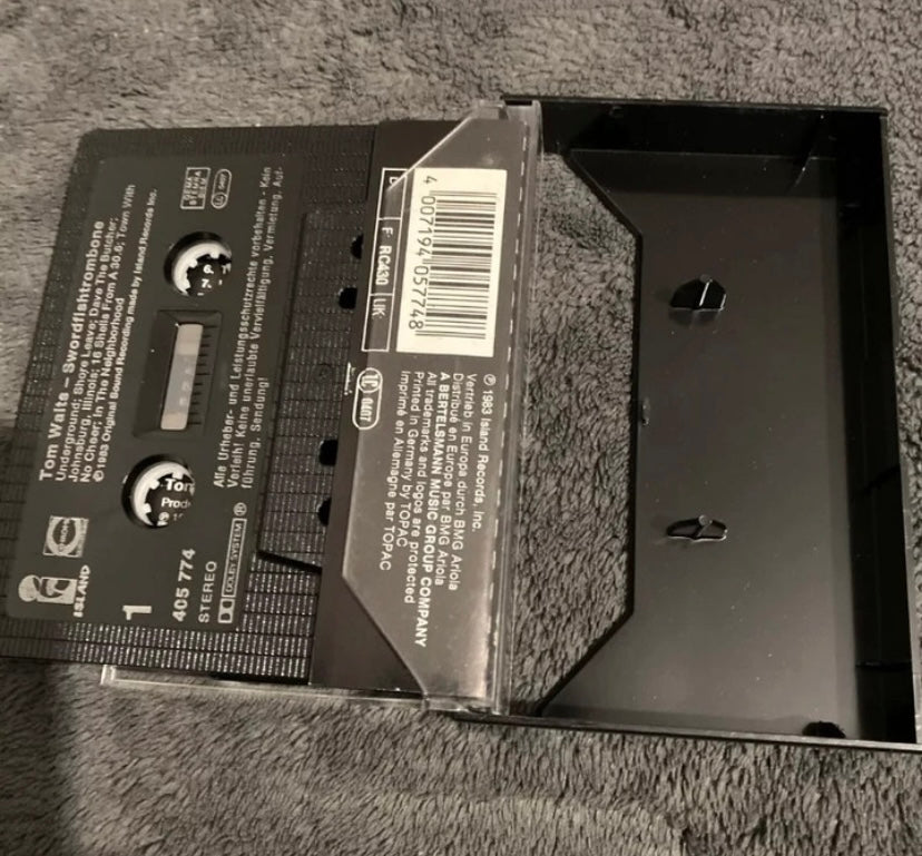 Cassette audio Tom Waits Swordfishtrombone