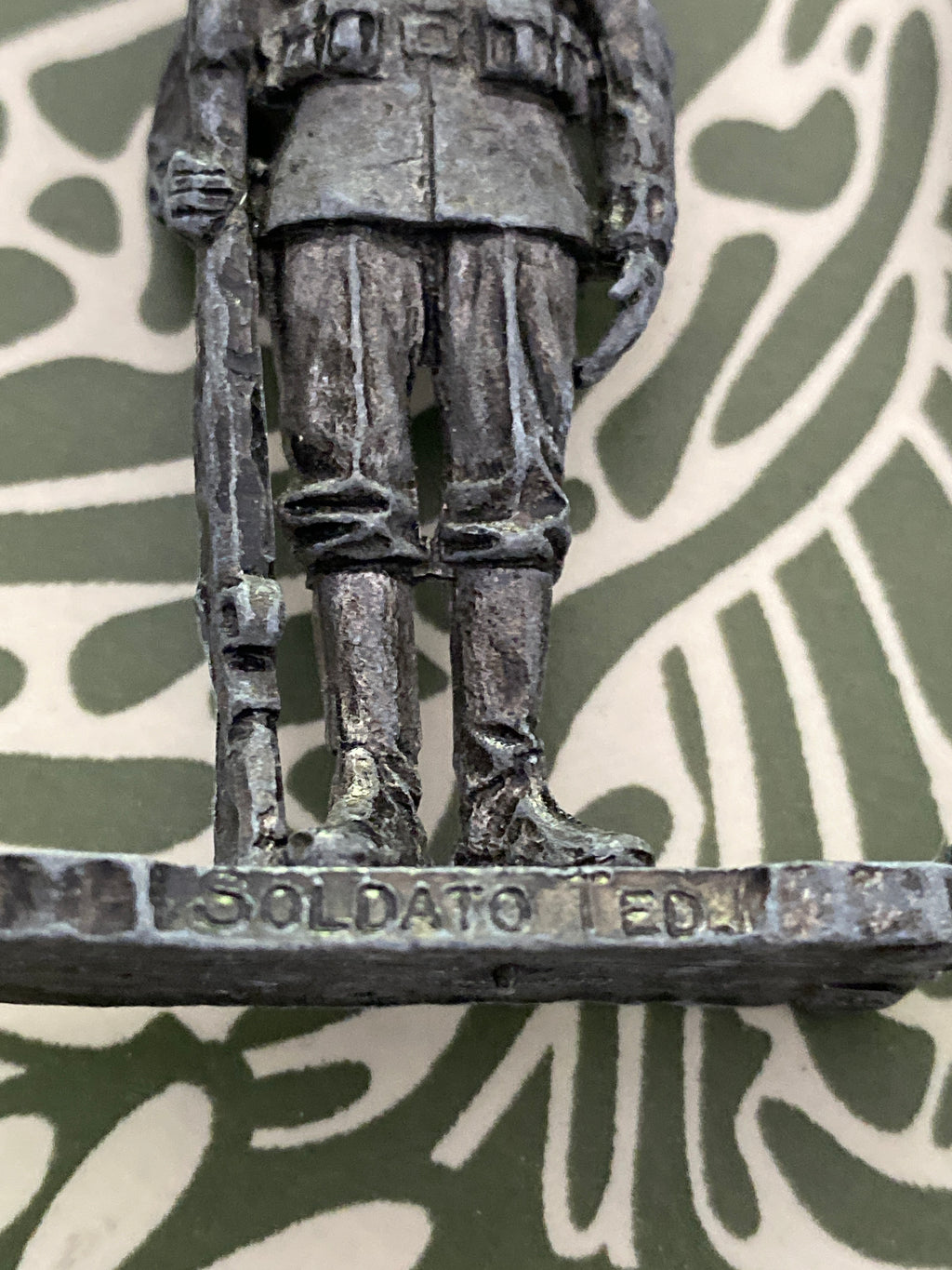 Figurines soldats allemands Lot de 4. En métal hauteur 6,5 cm. Soldato TED