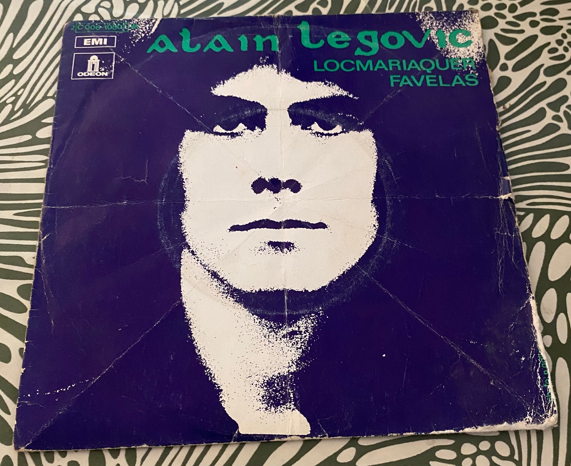 Disque vinyle 45 tours Alain Legovic ( Alain Chamfort) Loc Mariaquer