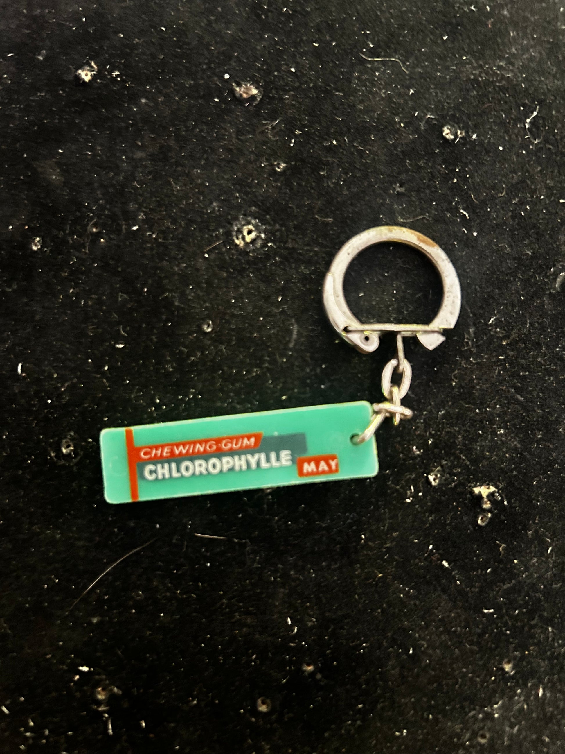 Porte clés chewing-gum chlorophylle May