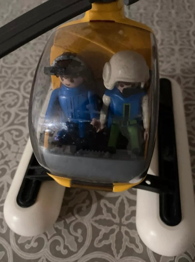 Playmobil hélicoptère hydro ancien