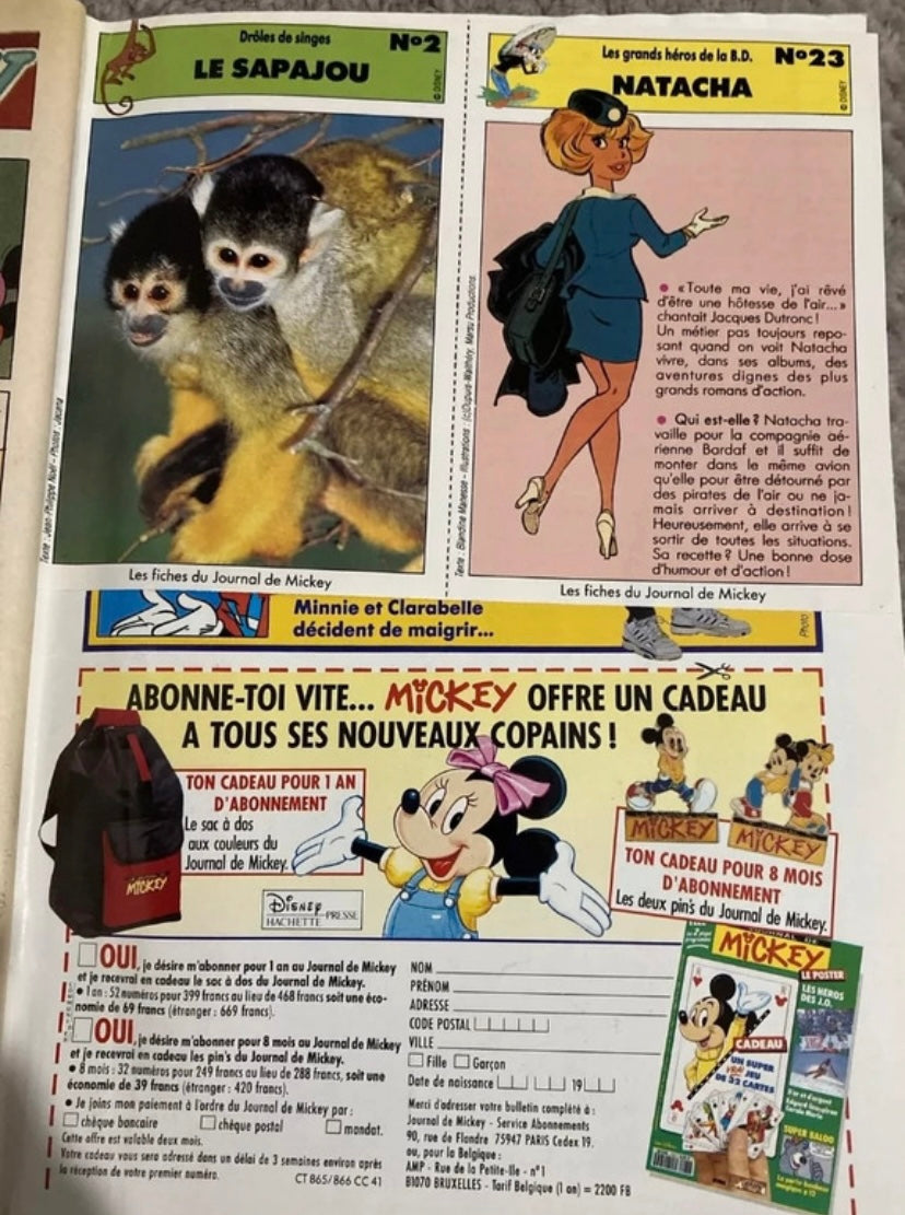 Bd ancienne le journal de Mickey numéro 2123