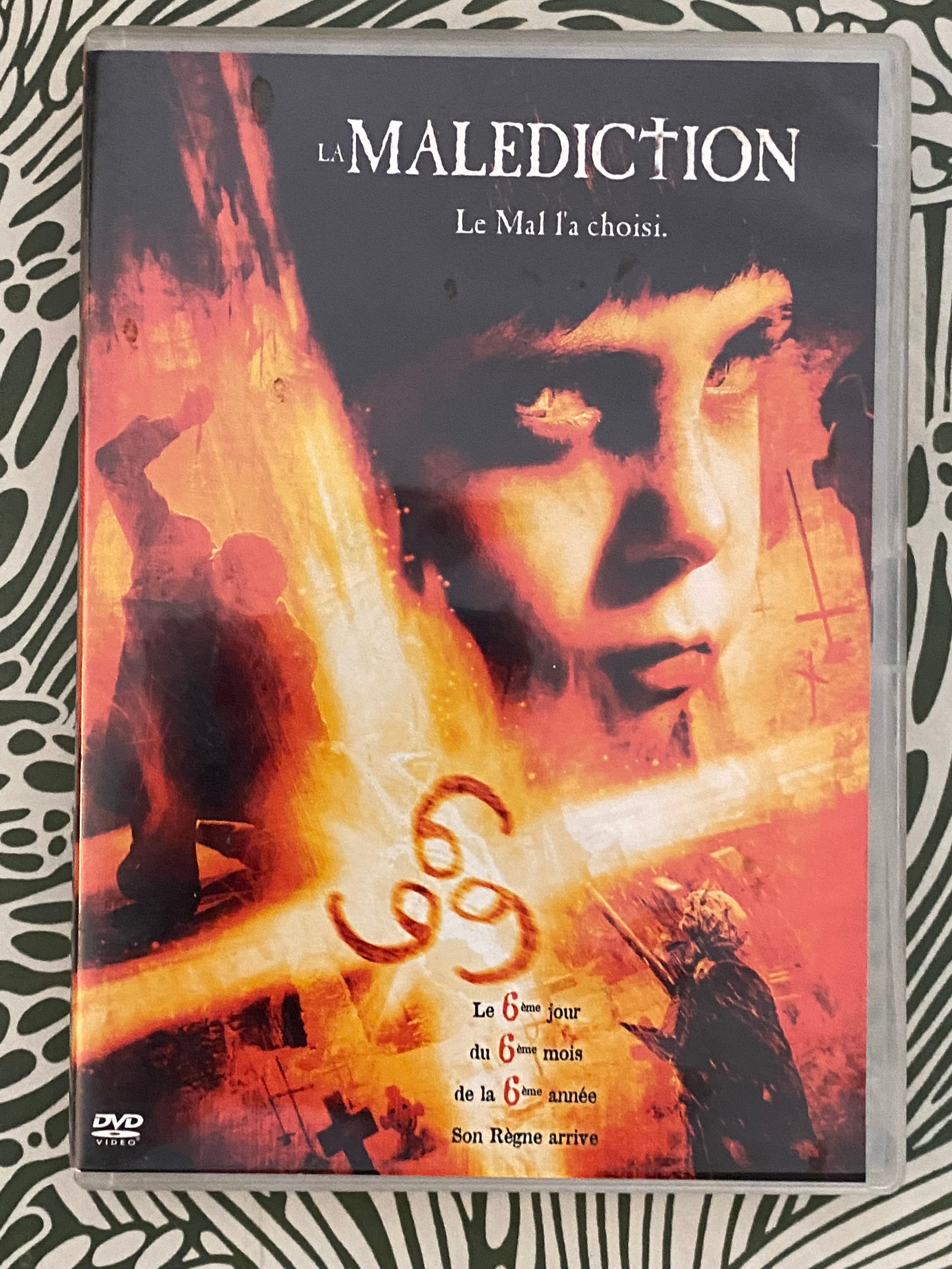 DVD film horreur La malédiction. Le mal l’a choisi. 666