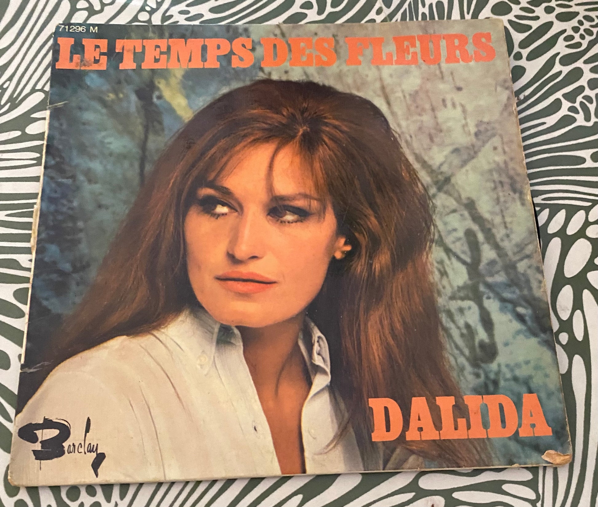 Disque vinyle 45 tours Dalida Le temps des Fleurs